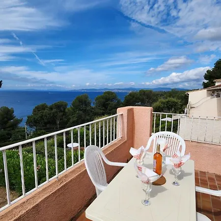 Panoramic Levant View-4 Ppl-sea-pool-tennis Saint-Raphael (Var)